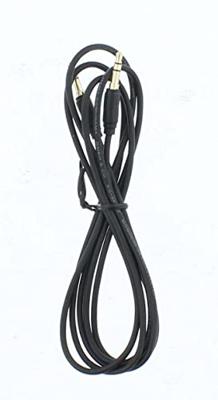Hama Audiokabel, 3,5mm jack - 3,5mm jack, stereo, verguld, ultradun, 1,5 m Mini jack kabel Zwart
