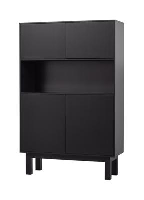 WOOOD Buffetkast 'Finca' Mat zwart, 170 x 110cm