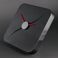 Sigel SI-WU131 Wandklok Artetempus Kada Black Met Quartz Uurwerk - thumbnail