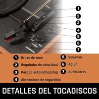 Lenco TT-10BN Platenspeler Bruin - thumbnail