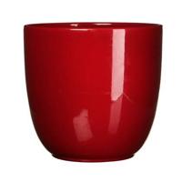 Mica Decorations tusca pot donkerrood glans 16x17cm - thumbnail