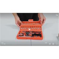 46 delige doppen- en schroefset - thumbnail