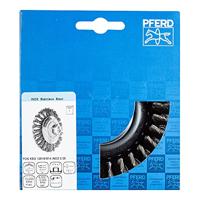 PFERD TOOLS Schijfborstel getordeerd KBG Ø 125 x 15 mm M14 Ø roestvrijstalen draad 0,35 voor haakse slijpers POS KBG 12515/M14 INOX 0,35 43317003 1 stuk(s) - thumbnail
