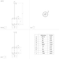 Eglo Scandinavische hanglampSurfleet Ø 33cm - 43874 - thumbnail