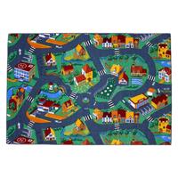 Speeltapijt Stad 140x200cm - thumbnail