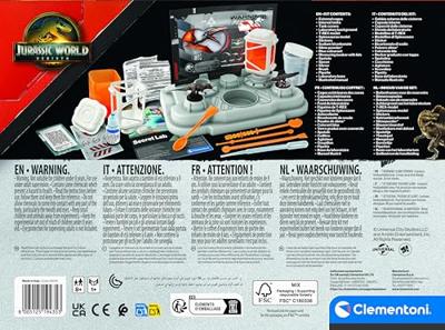 Clementoni jurassic world geheim lab slijm maken