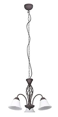 Trio KroonluchterRustica 55cm 3-lichts roestbruin - 101000324
