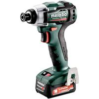 Metabo SSD 12 BL Accu-slagschroevendraaier | 12 V | 2x2 Ah Li-Power | Lader SC 30 | 140 Nm | In Metabox 118 - 601115500 - thumbnail