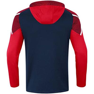 JAKO 6722 Sweater Met Kap Performance - Marine/Rood - 4XL