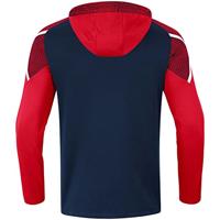 JAKO 6722 Sweater Met Kap Performance - Marine/Rood - 4XL - thumbnail