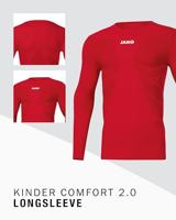 JAKO 6455 Longsleeve Comfort 2.0 - Sportrood - 3XS - thumbnail