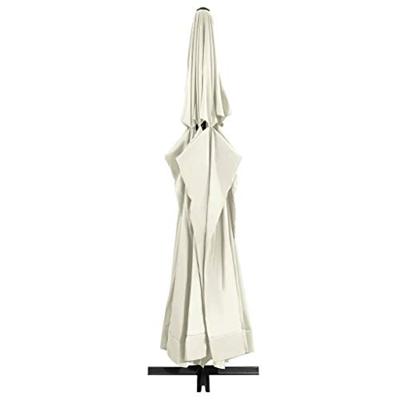 VidaXL Parasol met aluminium paal 600 cm zandwit