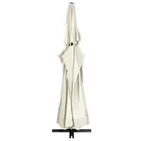 VidaXL Parasol met aluminium paal 600 cm zandwit - thumbnail
