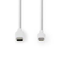 Nedis CCGW39650WT10 Apple Lightning Cable Apple Lightning 8-pin Male - Usb-c™ 1.0 M White - thumbnail