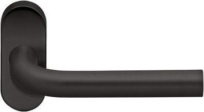 Krukgarn BODA zwart 8mm ovaal rozet