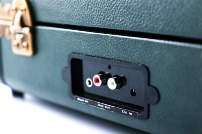 GPO Retro AMBASSADORGRE Bluetooth platenspeler met ingebouwde accu en speakers GPO Retro AMBASSADORGRE Bluetooth platenspeler met ingebouwde accu en speakers