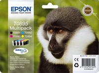Epson Inktcartridge T0895 Origineel Combipack Zwart, Cyaan, Magenta, Geel C13T08954010 - thumbnail