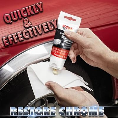 SONAX polijstpasta "chrome & alupaste" chrome paste 75 ml alu-tube - thumbnail