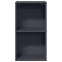 Brandhoutrek 40x30x75 cm koudgewalst staal antracietkleurig - thumbnail