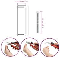 Handvatten 10 st 224 mm roestvrij staal zwart - thumbnail