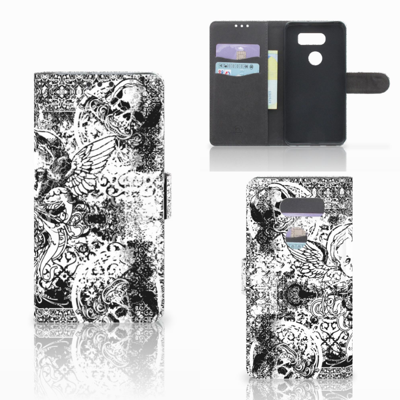 Telefoonhoesje met Naam LG V30 Skulls Angel Telefoonhoesje met Naam LG V30 Skulls Angel