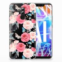 Huawei Mate 20 Lite TPU Case Butterfly Roses - thumbnail