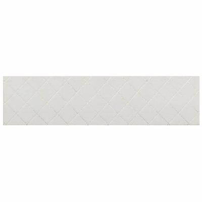 Tapijt DKD Home Decor Wit Ruiten Modern (60 x 240 x 2,2 cm)