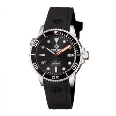 MASTER 1000 AUTOMATIC DIVER BLACK BEZEL -BLACK DIAL-ORANGE MINUTE HAND