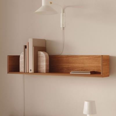 Kave Home Wandplank 'Octavia' Essenhout, 90cm