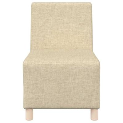 Fauteuil 55 cm stof crèmekleurig