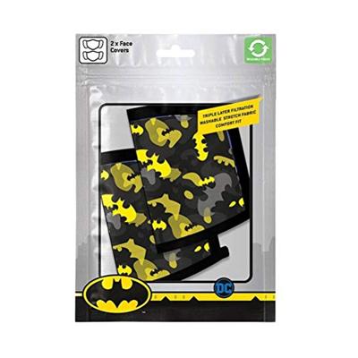 Batman Face Mask Set - Camo Yellow