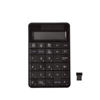 MC-56AG 2 in 1 2.4G USB Numeric Wireless toetsenbord & Calculator met LCD Display (zwart) - thumbnail