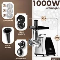 CompactPower 1000 watt Zwart, Wit - thumbnail