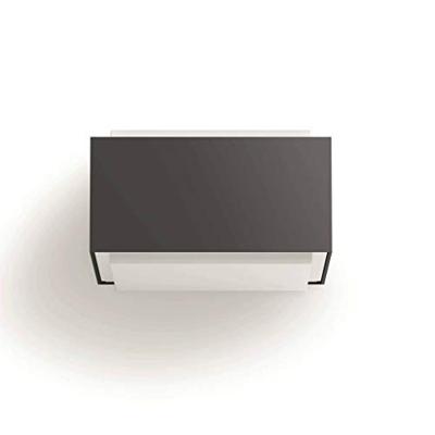 PHILIPS Hedgehog Buitenwandlamp - Antraciet - 1x42W