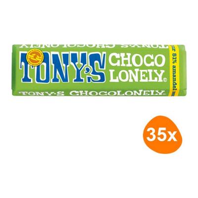 Tony's Chocolonely - Puur Amandel Zeezout - 35x 47g