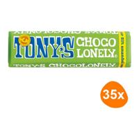 Tony's Chocolonely - Puur Amandel Zeezout - 35x 47g - thumbnail