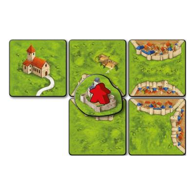 999Games carcassonne: bruggen, burchten en bazaars uitbreiding bordspel