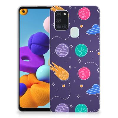 Samsung Galaxy A21s | Sillicone Back Cover | Space Samsung Galaxy A21s | Sillicone Back Cover | Space