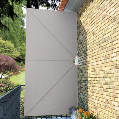 VidaXL Terrasscherm inklapbaar 400x200 cm crème