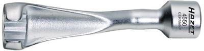 HAZET Injectieleidingsleutel 4550 · 3/8 inch (10 mm) vierkant hol · Buitentwaalfkant profiel · SW 17 mm HAZET Injectieleidingsleutel 4550 · 3/8 inch (10 mm) vierkant hol · Buitentwaalfkant profiel · SW 17 mm