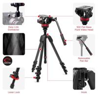 Manfrotto 502 Head Arca Swiss & 055 Carbon 4 Sec Video - thumbnail
