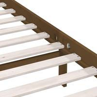Bedframe massief grenenhout honingbruin 120x200 cm - thumbnail