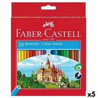 Kleurpotloden Faber-Castell Multicolour (5 Stuks) - thumbnail