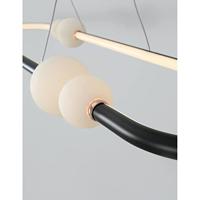 Lyora HanglampCelia zwart met wit ovaal - 9820603 - thumbnail