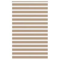VidaXL Zebra blind 150x200 cm stofbreedte 145,9 cm polyester zandbruin - thumbnail