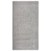 VidaXL Vloerkleed shaggy anti-slip 80x150 cm lichtgrijs - thumbnail