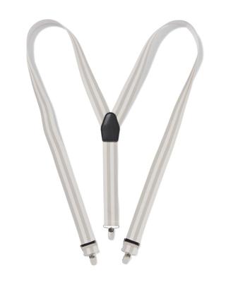 HEMA Bretels 3-punts strepen grijs