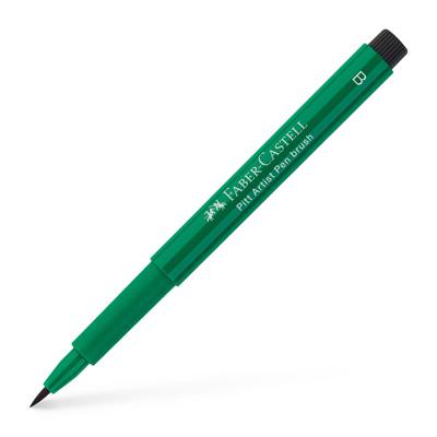 Faber Castell Tekenstift Pitt Artist Pen Brush - 264 phthalogroen donker
