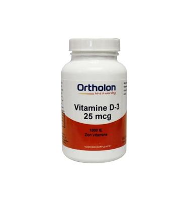 Ortholon Vitamine D3 25 mcg Softgels