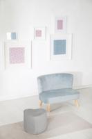 roba Kinderpoef (Hartvorm, Grijs) - thumbnail